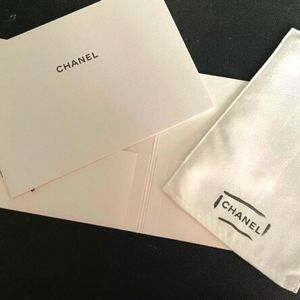 Authentic Chanel handbag cleaning cloth care kit with booklet